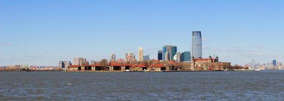 New Jersey skyline from New York City Manhattan downtown photo