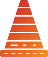 Road Cone Icon Style vector