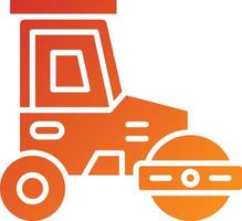 Road Roller Icon Style vector