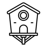 Bird House Icon Style vector