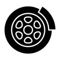 Brake Disc Icon Style vector