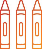 Crayons Icon Style vector