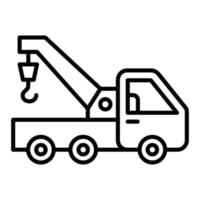 Tow Truck Icon Style vector