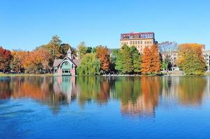 parque central de la ciudad de nueva york otoño foto