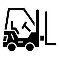 Forklift Icon Style vector