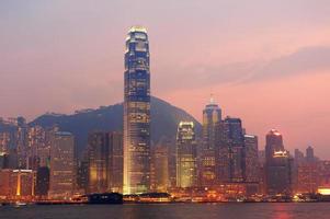 Hong Kong Victoria Harbor morning photo