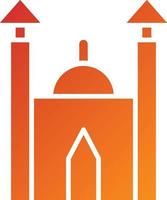 Mosque Icon Style vector