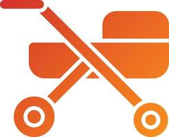 Stroller Icon Style vector