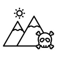 Skull Island Icon Style vector