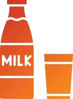 Milk Icon Style vector