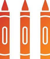 Crayons Icon Style vector