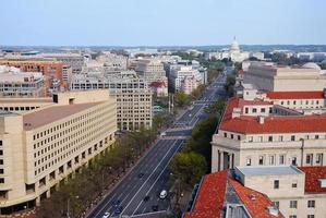 avenida pennsylvania, washington dc. foto