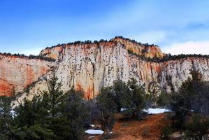 punto de referencia del parque nacional zion foto