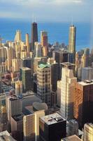 vista aérea de chicago foto