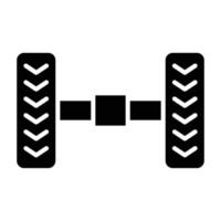Wheel Alignment Icon Style vector