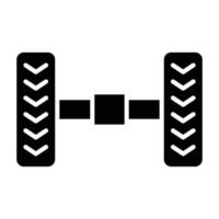 Wheel Alignment Icon Style vector