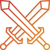 Swords Icon Style vector