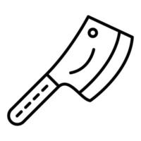 estilo de icono de cuchilla vector