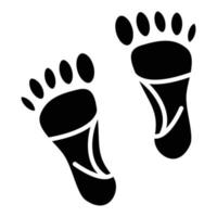 Carbon Footprint Icon Style vector