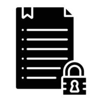 File Encryption Icon Style vector