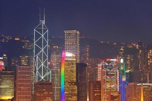 Hong Kong urban skyscrapers photo