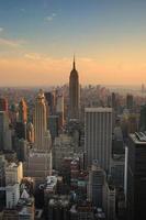 edificio Empire State en la ciudad de Nueva York Manhattan foto