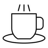 estilo de icono de café vector