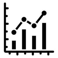 Graph Icon Style vector