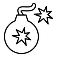 Bomb Icon Style vector