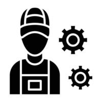 Mechanic Icon Style vector