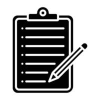 Taking Notes Icon Style vector