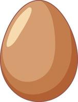 An egg in cartoon style vector