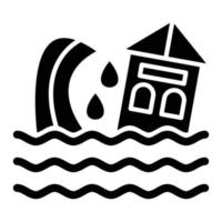 Tsunami Icon Style vector