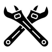 Wrench Icon Style vector