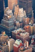 New York City Manhattan skyline aerial view photo