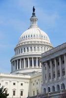 primer plano del edificio capitol hill, washington dc foto