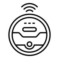 Robot Vaccum Icon Style vector