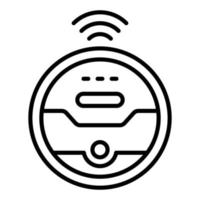 Robot Vaccum Icon Style vector