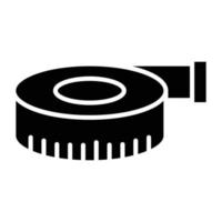 Measuring Tape Icon Style vector