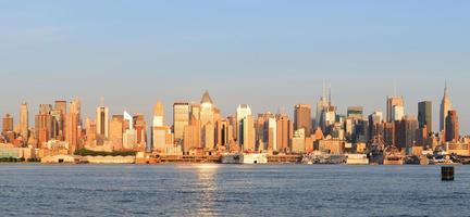 New York City Manhattan midtown skyline panorama photo