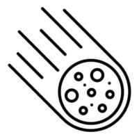 Asteroid Icon Style vector