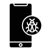 Application Malware Icon Style vector