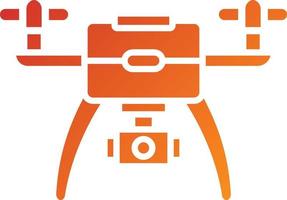 Camera Drone Icon Style vector