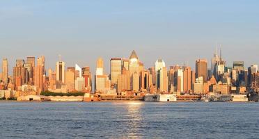 New York City Manhattan midtown skyline panorama photo