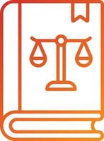 Law Book Icon Style vector