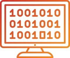Hack Code Icon Style vector