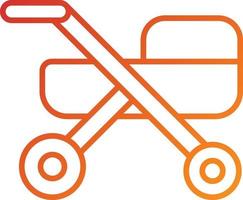 Stroller Icon Style vector