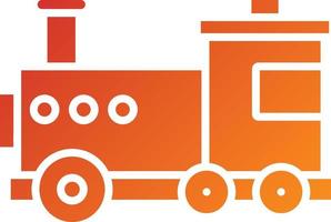 Train Toy Icon Style vector