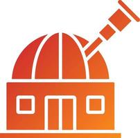 Observatory Icon Style vector