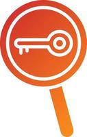 Keywords Search Icon Style vector